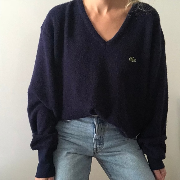 lacoste oversized sweater